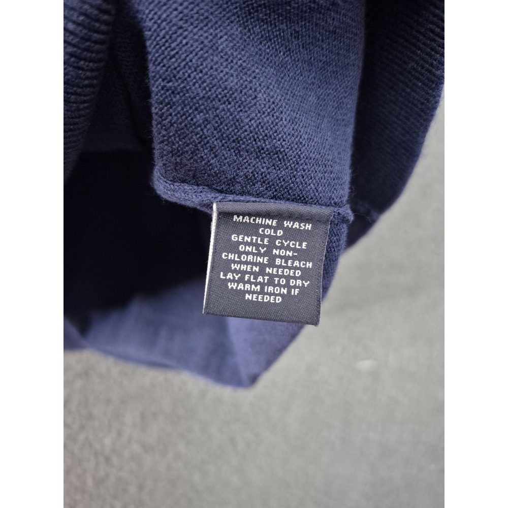 Hart Schaffner Marx Men's Short-Sleeve Shirt Sweater XXL Blue Button Front NWT - Picture 8 of 8